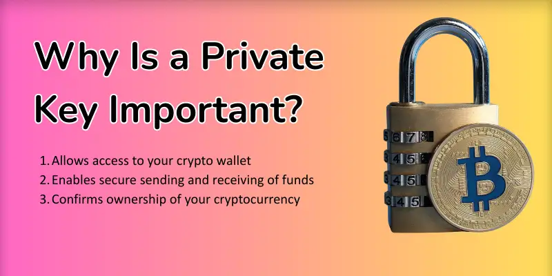 Importance of private key.