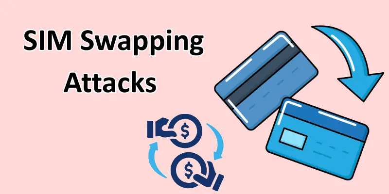 sim swapping attacks Sim swapping attacks with icons.